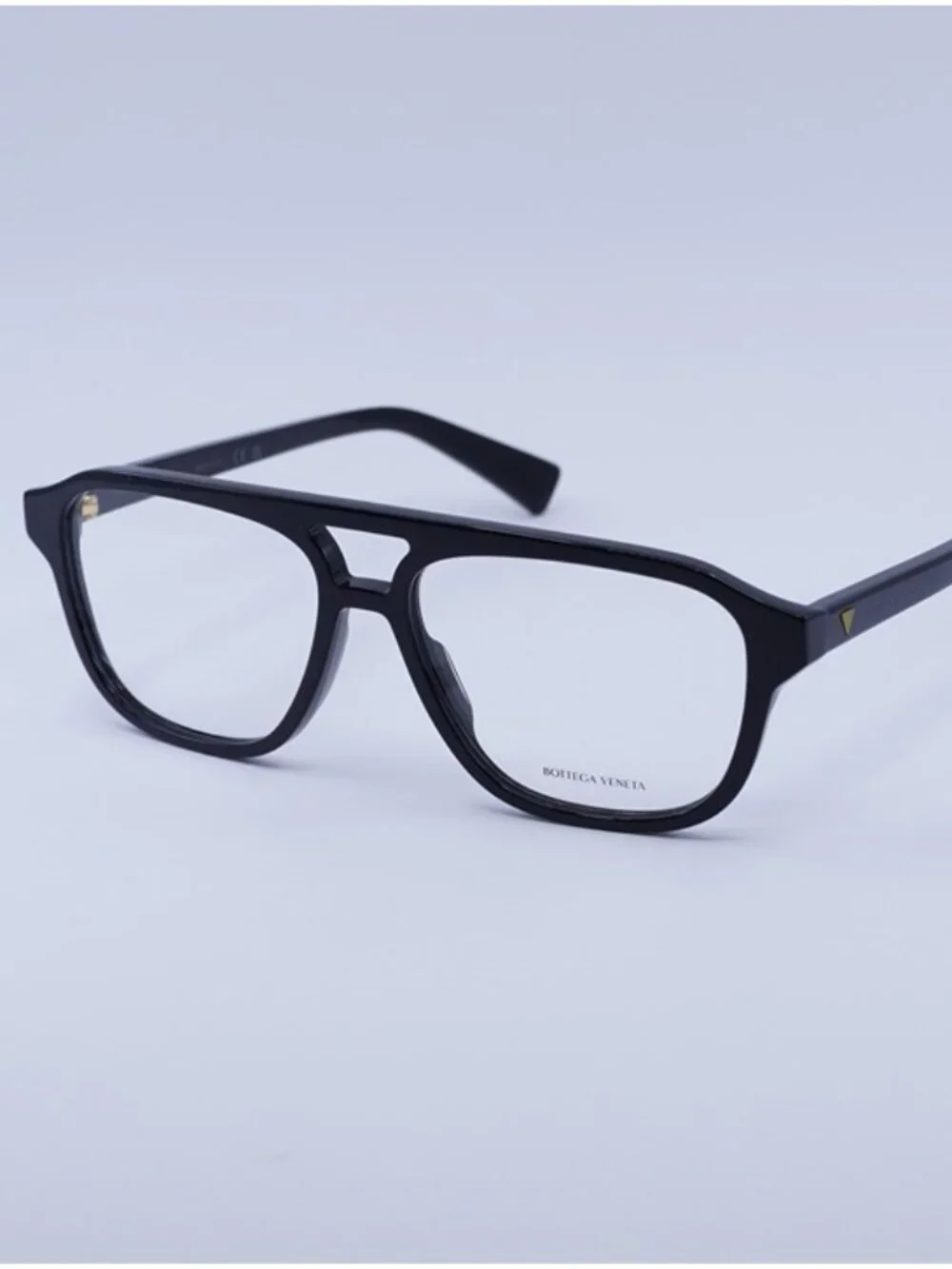 Bottega Veneta BV1294O 001 Eyeglasses Black 56mm Aviator Frame